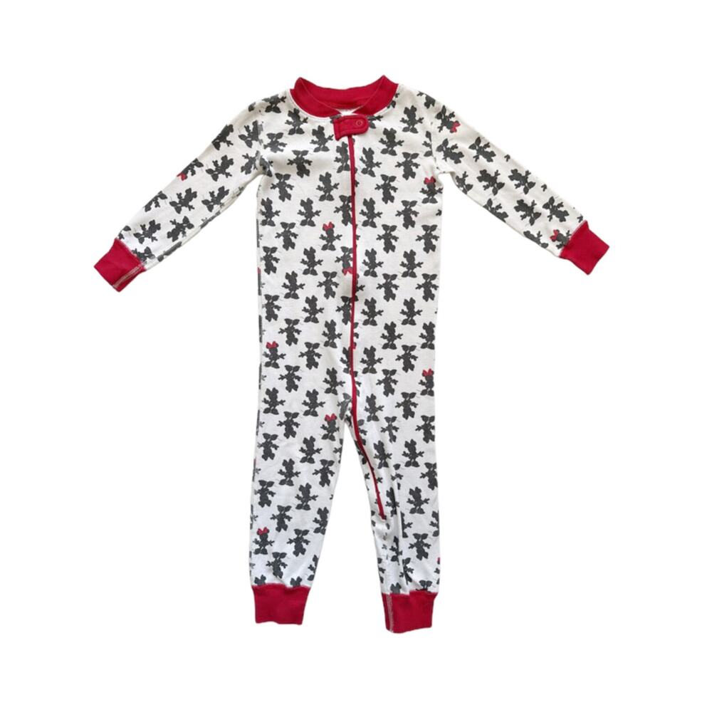 Hanna Andersson + Disney Minnie Mouse Sleeper Pajamas Size 3